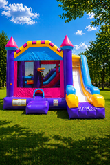 Pink castle  with slide Unit D