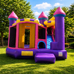Backyard castle with slide  Unit 17