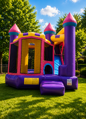 Backyard castle with slide  Unit 17