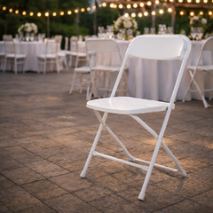 White Folding Chairs