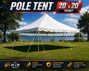  20' x 20' Pole Tent