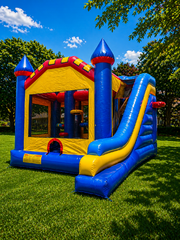 Blue Castle with Slide Unit R
