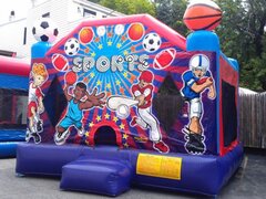 Sports Usa With  Slide WET Inside  and Basketball Hoop Unit 30