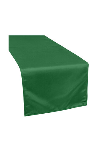 SATIN TABLE RUNNER- EMMERALD GREEN