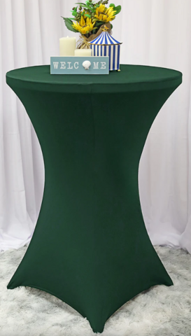 COCKTAIL TABLE SPANDEX COVER- GREEN