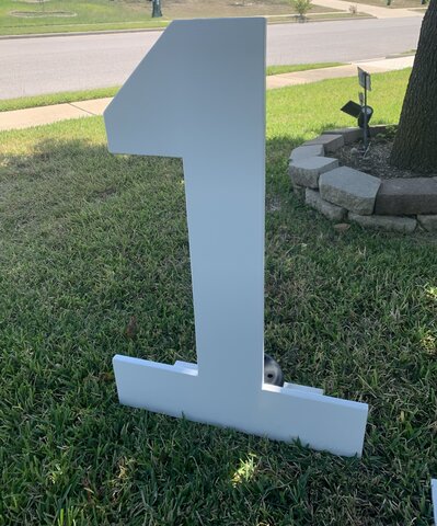 3' Marquee Numbers