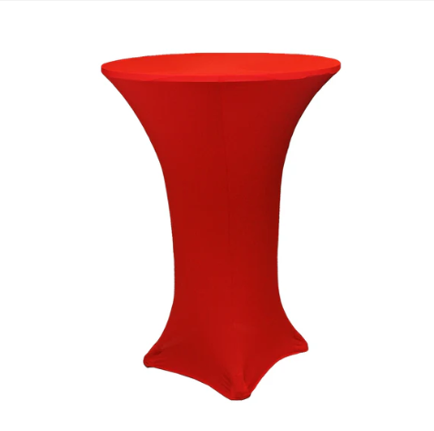 COCKTAIL TABLE SPANDEX COVER -RED  