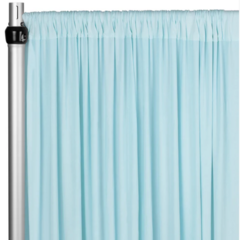 10 Ft X 5Ft Baby Blue Spandex Drapes