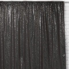Black Sequin 10FT H x 52" W Backdrop