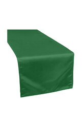 SATIN TABLE RUNNER- EMMERALD GREEN
