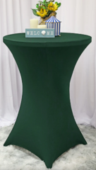 COCKTAIL TABLE SPANDEX COVER- GREEN