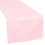SATIN TABLE RUNNER-PINK