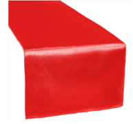 SATIN TABLE RUNNER-RED