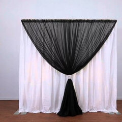 Backdrop with 2 Color Drapes