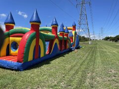 68 Foot Obstacle course w/slide (DRY)