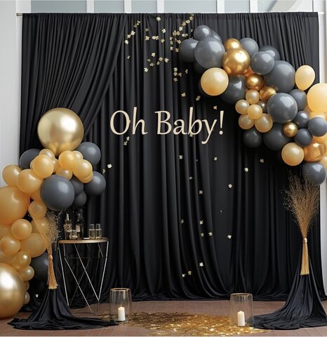 Black Drape (2) 5x10
