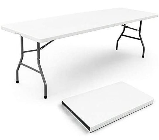 Table - 6 Foot  (Rectangle) (White) (Center Fold)