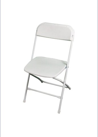 White Folding Chair