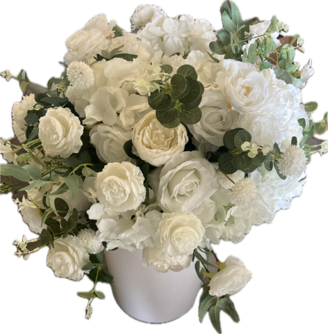 Pre-Arranged Realistic Flower Centerpiece