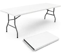 Table - 8 Foot  (Rectangle) (White) (Center Fold)
