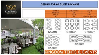60 person Package (20' Wide Tent)