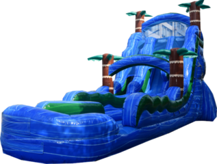 18' WET/DRY DOUBLE LANE Blue Hurricane