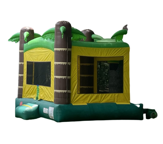 Yellow Jungle Bounce House (DRY)