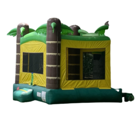 Yellow Jungle Bounce House (DRY)