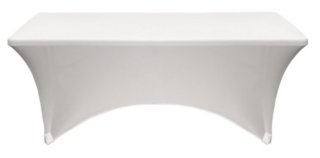 White Spandex Linens