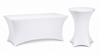 White Spandex Linens