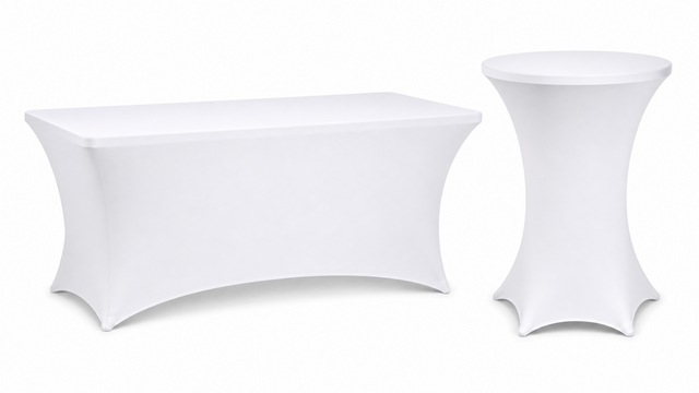 White Spandex Linens