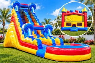 Slide and Bounce house package