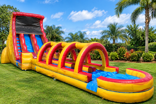 Fireball Double Lane w/ Slip-n-Slide