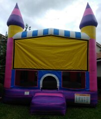 Pink and Yellow Bounce House