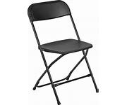 Black Plastic Folding Chairs (Inside/Outside)