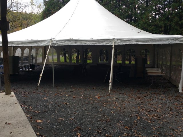 40x60 White Pole Tent