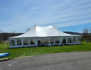 40x60 White Pole Tent