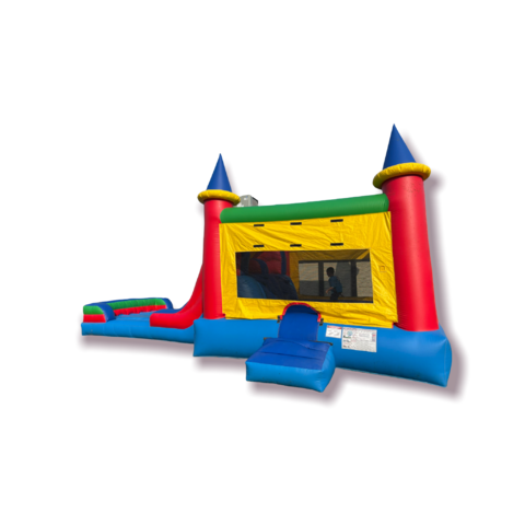 The Dual Castle Bounce House Combo (Wet or Dry)