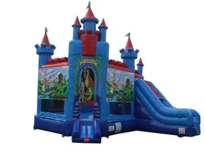 Brave Knight Bounce House Combo (Dry Only)