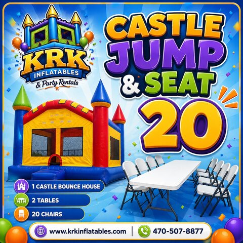 Castle Jump and Seat 20 Bundle 