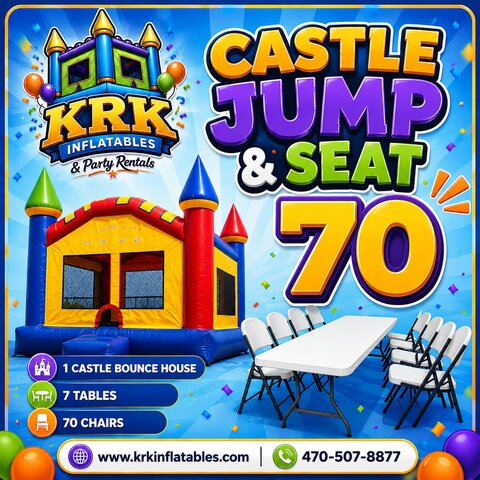 Castle Jump and Seat 70 Bundle