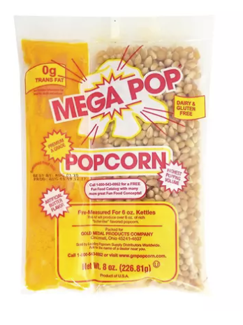 Popcorn servings 