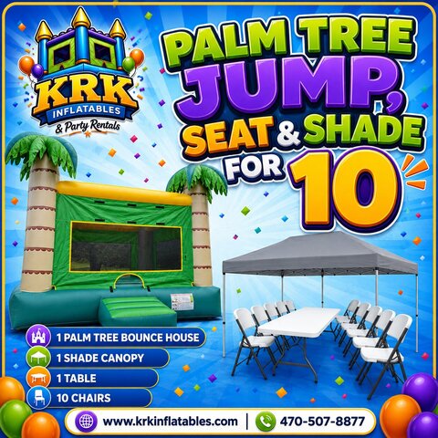 Palm Tree Jump Seat Shade 10 