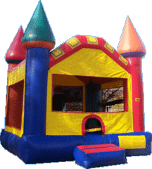 15x15 Multi Color Bounce House