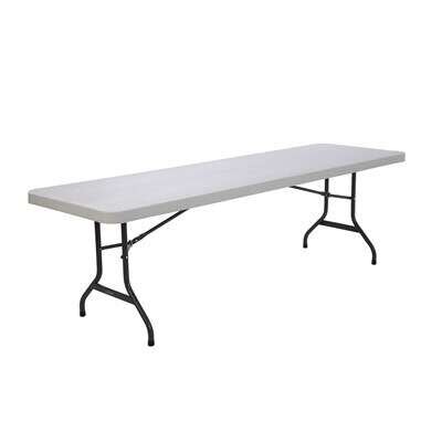8ft White Table