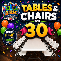 Tables & Chairs for 30