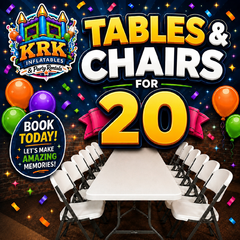 Tables & Chairs for 20 