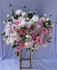 Pink, White and Greenery Flower Balls