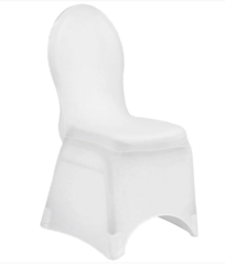 Spandex Banquet Chair Cover - White