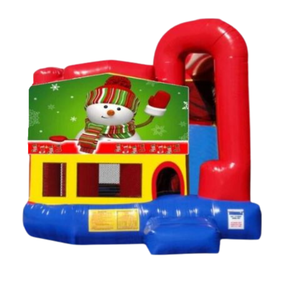 Christmas Bounce House, Santa jumper, Santa Claus, Snowman jumper, Reindeer bouncy castle